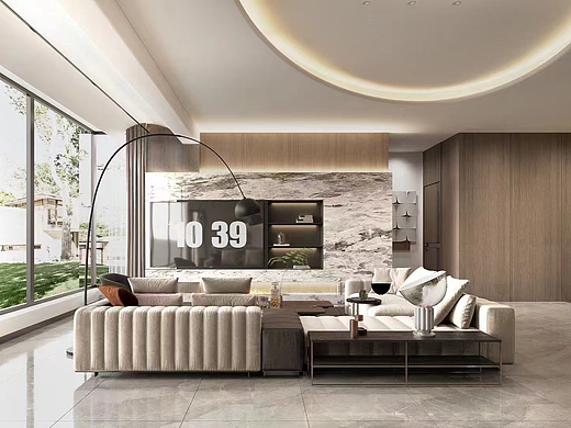 现代风大平层，松弛感于自由与开放间流淌。