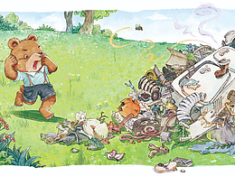 某項(xiàng)目繪本一魔幻青草地