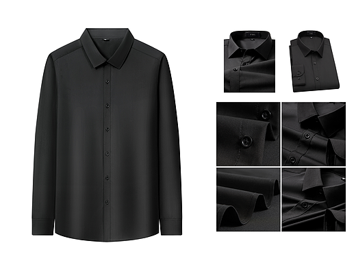 服装平铺  白底图  拍摄展示 /  衬衫