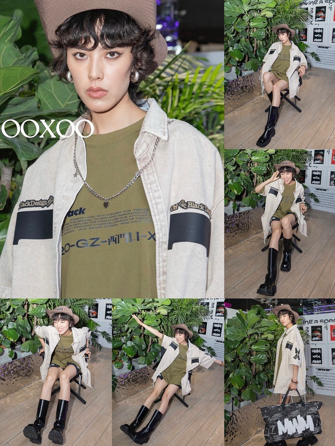 小众混血感女模