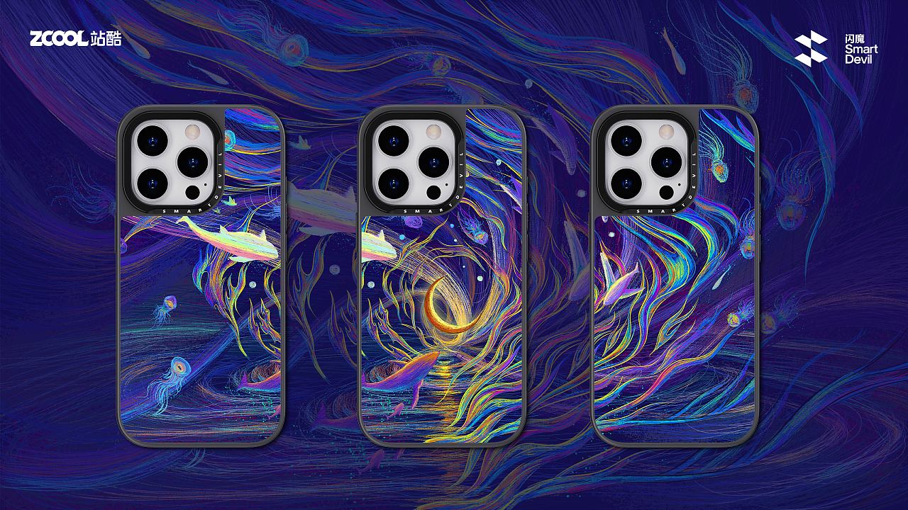 闪魔—《月开》（图ZMzc4NzM2MTYw） - 商业插画 - 站酷设计师黎慕H原创素材 - 站酷ZCOOL