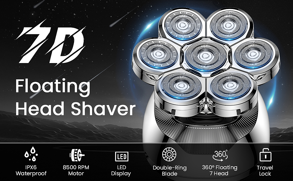 亚马逊剃须刀主图A+渲染设计