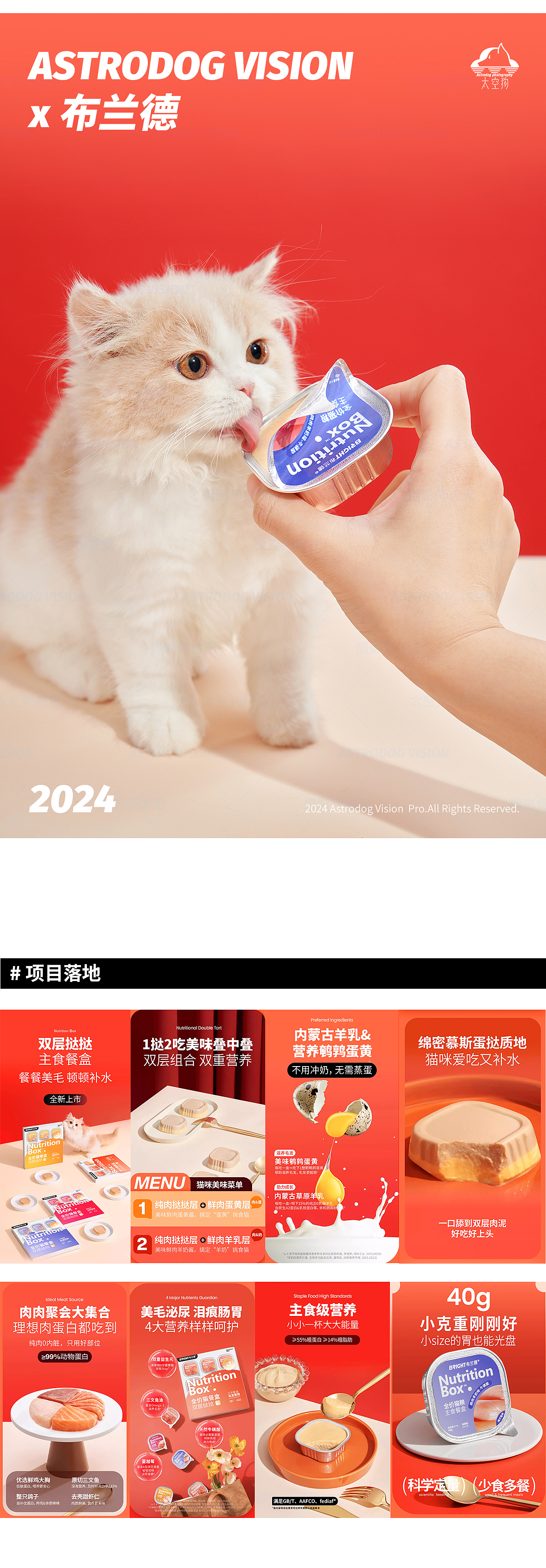 宠物食品拍摄 —— 布兰德餐盒双层蛋奶挞挞猫咪主食罐