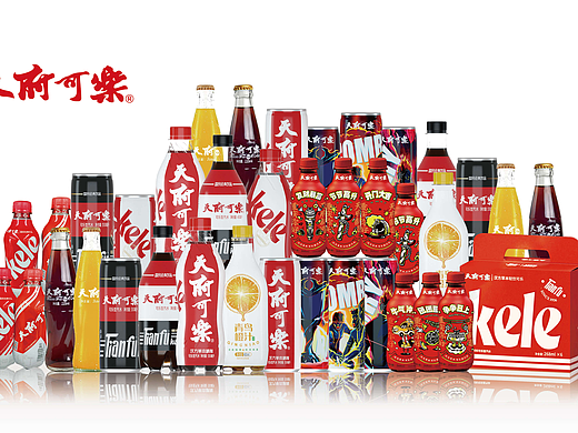 饮料包装设计瓶贴设计酒水包装插画包装手绘包装系列