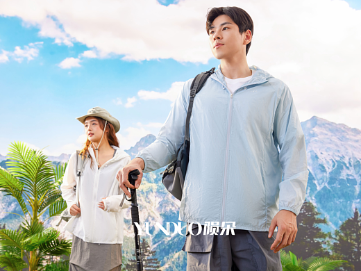 防晒衣拍摄春夏轻薄防晒拍摄案例