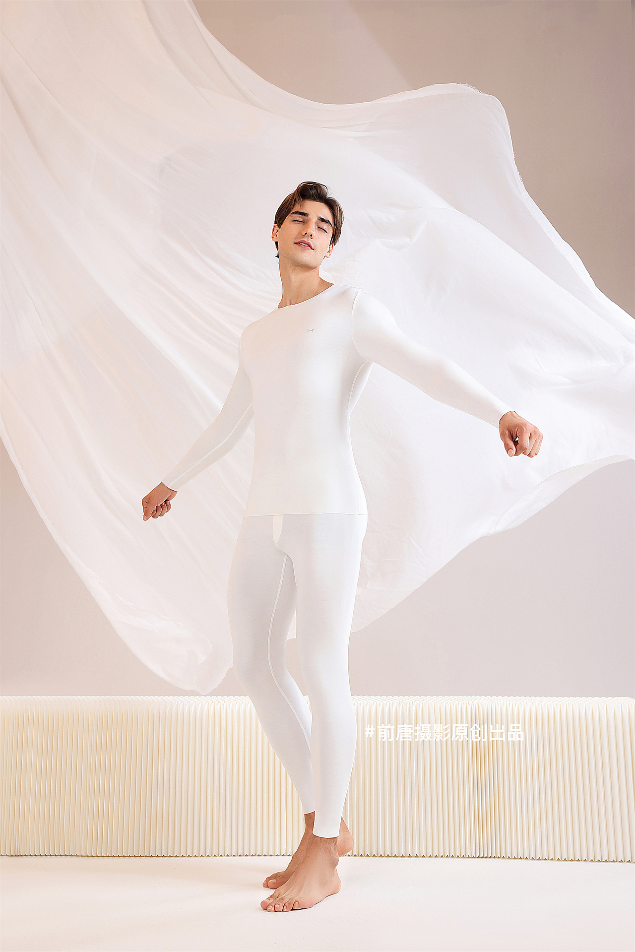 保暖衣  秋衣秋裤  情侣内衣拍摄