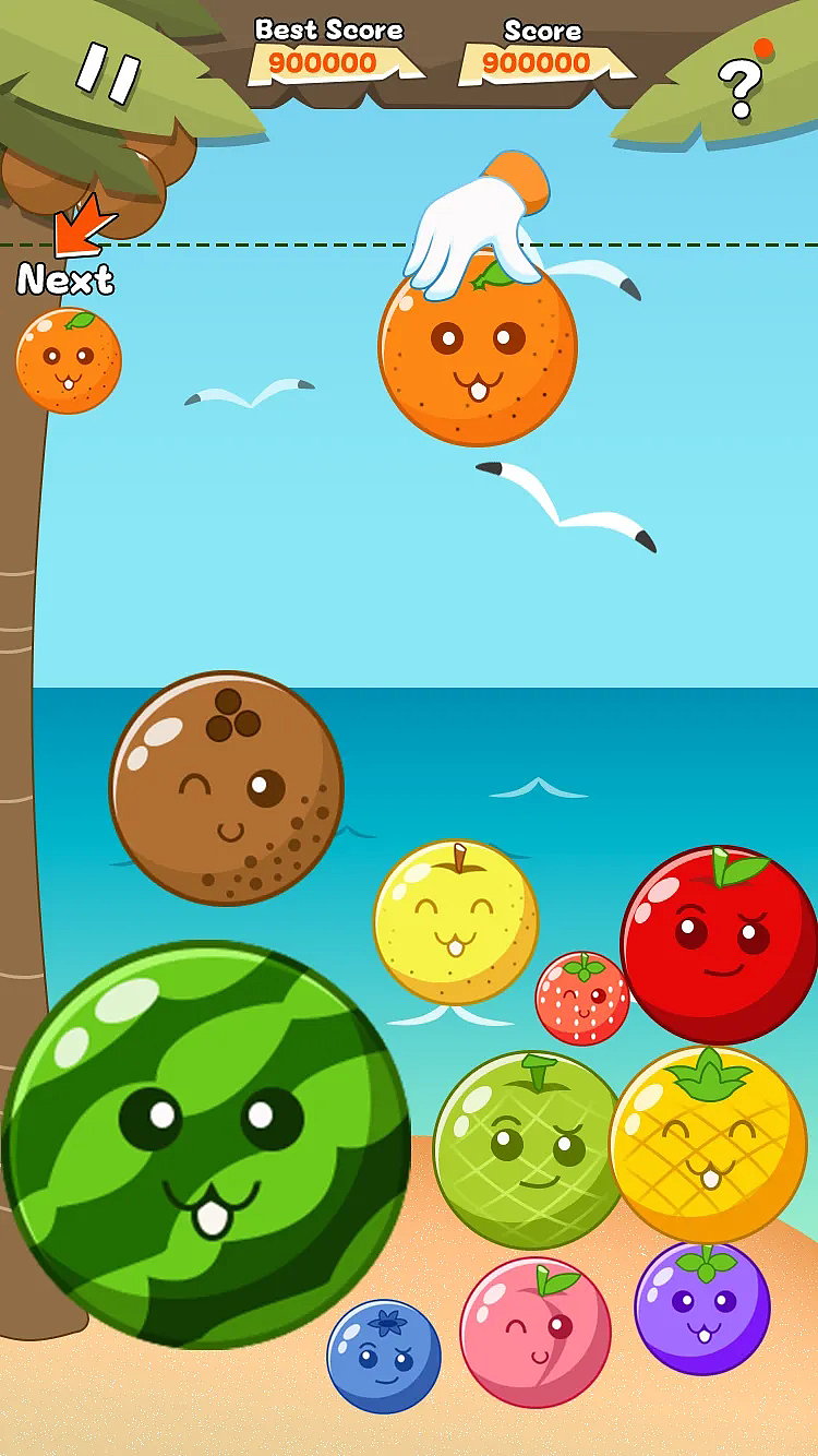 合成大西瓜游戏UI