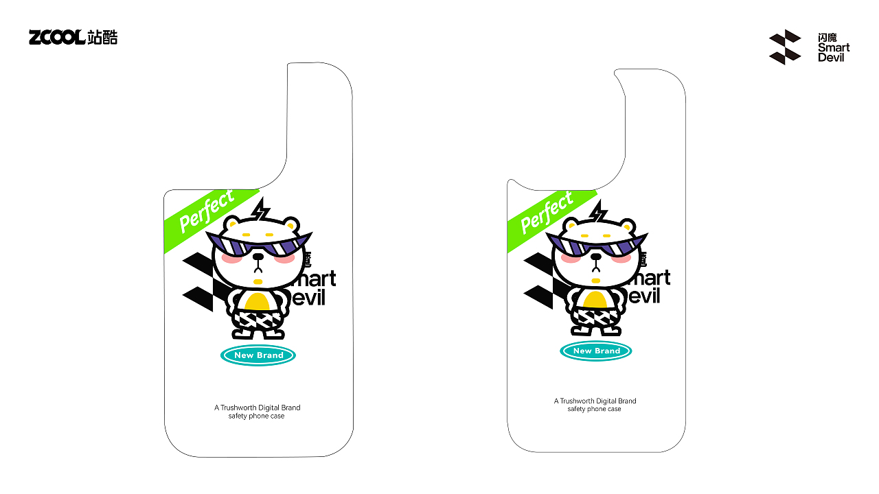 酷小白——閃魔手機殼創(chuàng)意插畫設計（圖ZMzc4NzY4NzU2） - 商業(yè)插畫 - 站酷設計師雨飯飯原創(chuàng)素材 - 站酷ZCOOL