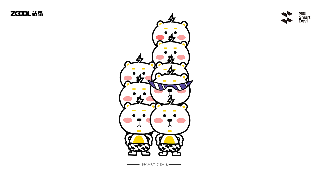 酷小白——閃魔手機殼創(chuàng)意插畫設計（圖ZMzc4NzY4NzQ0） - 商業(yè)插畫 - 站酷設計師雨飯飯原創(chuàng)素材 - 站酷ZCOOL