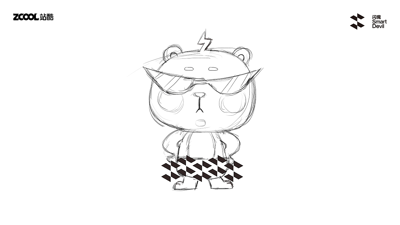 酷小白——閃魔手機殼創(chuàng)意插畫設計（圖ZMzc4NzY4ODA0） - 商業(yè)插畫 - 站酷設計師雨飯飯原創(chuàng)素材 - 站酷ZCOOL