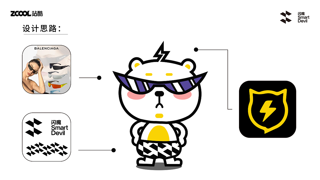 酷小白——閃魔手機殼創(chuàng)意插畫設計（圖ZMzc4NzY4Nzg4） - 商業(yè)插畫 - 站酷設計師雨飯飯原創(chuàng)素材 - 站酷ZCOOL