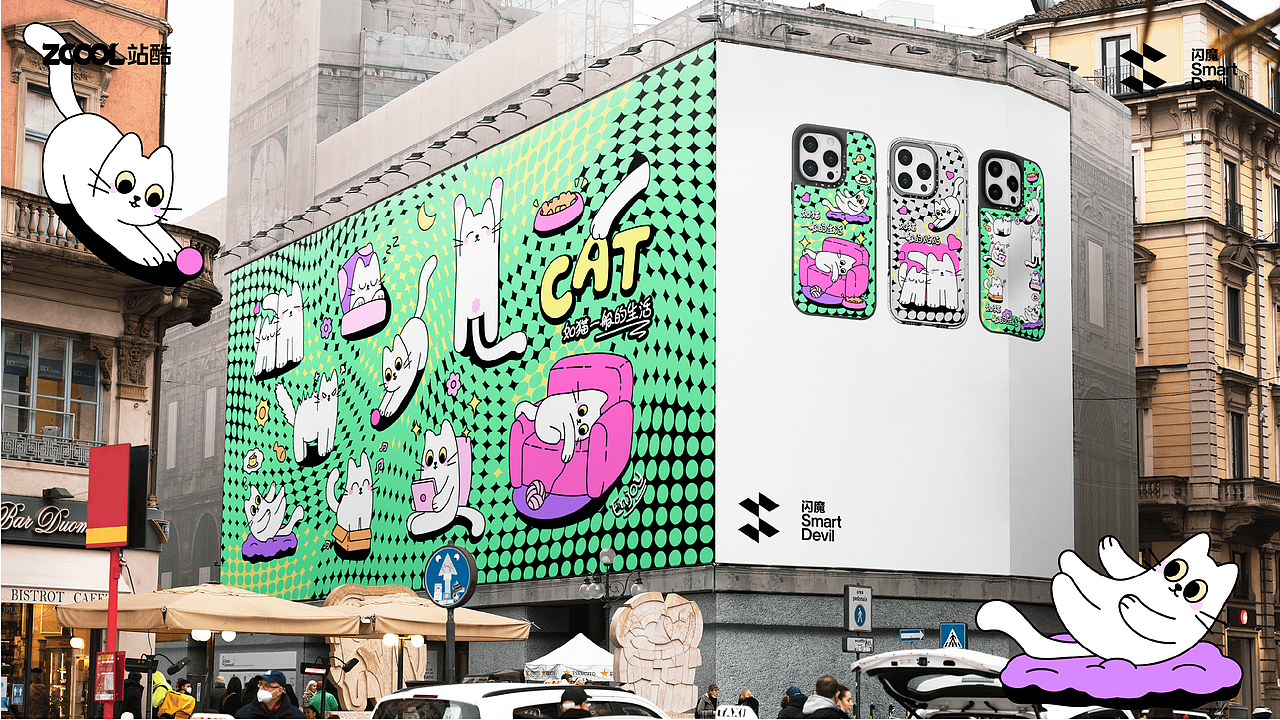 閃魔_如貓一般的生活（圖ZMzc4NzcyMDky） - 商業(yè)插畫 - 站酷設計師怪児原創(chuàng)素材 - 站酷ZCOOL