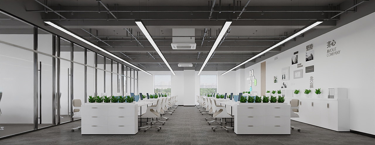 现代办公区（图ZMzc4Nzc2MjY4） - 商业空间设计 - 站酷设计师景泽效果图原创素材 - 站酷ZCOOL