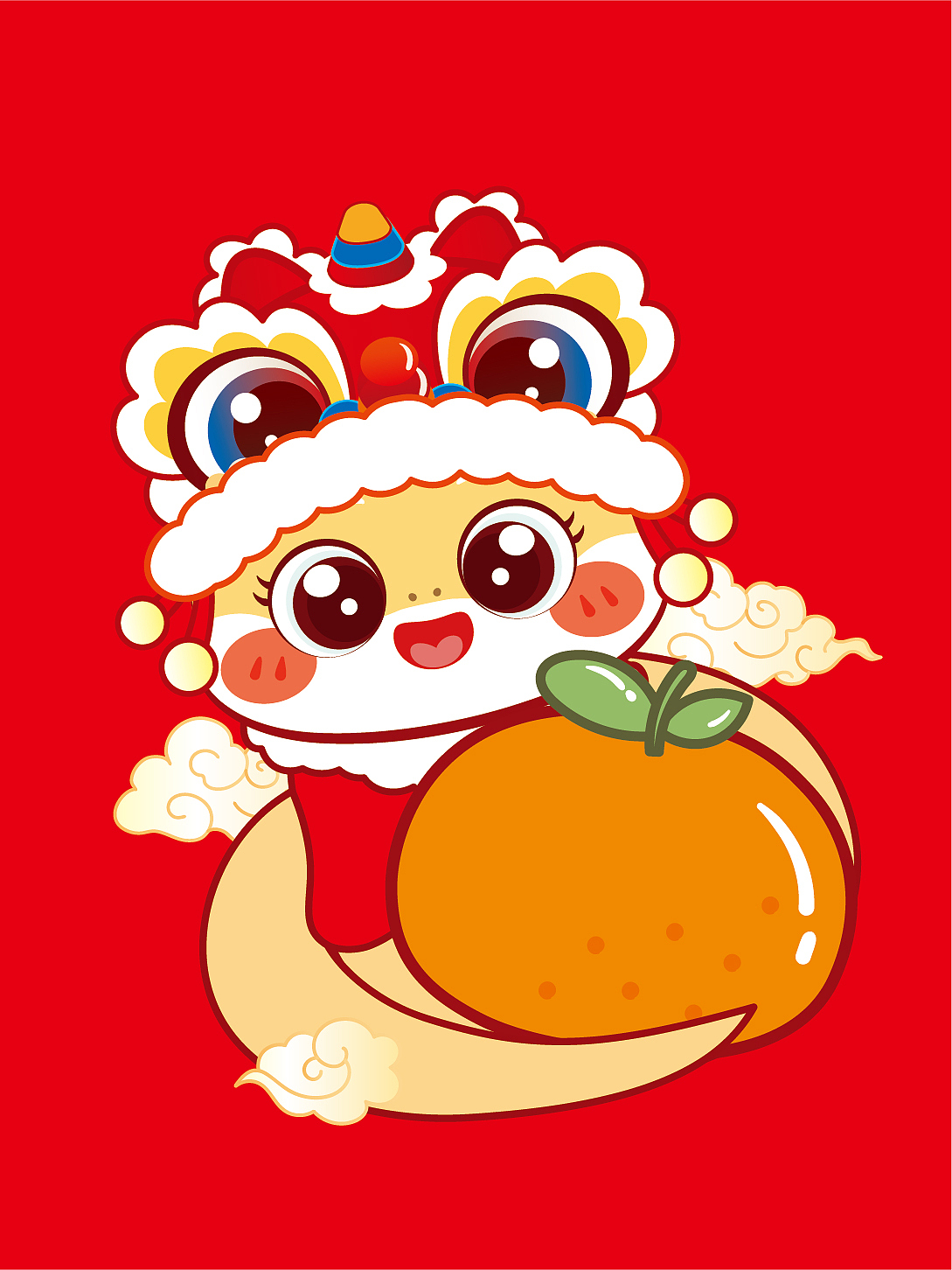 蛇年新年插画卡通可爱（图ZMzc4Nzc2Nzk2） - 商业插画 - 站酷设计师阿茹生肖IP原创素材 - 站酷ZCOOL