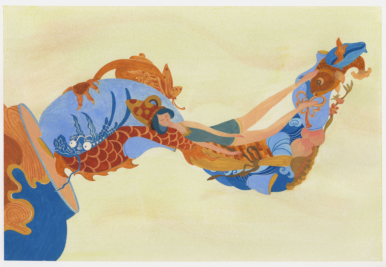 瓷器的插畫繪制靈感來源（景德鎮(zhèn)之旅）（圖ZMzc4Nzc5NzA4） - 藝術(shù)插畫 - 站酷設(shè)計(jì)師五號白原創(chuàng)素材 - 站酷ZCOOL