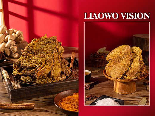 餐食饮品 | 猪肉干、牛肉干 x 攀登牛 x LIAOWO VISION