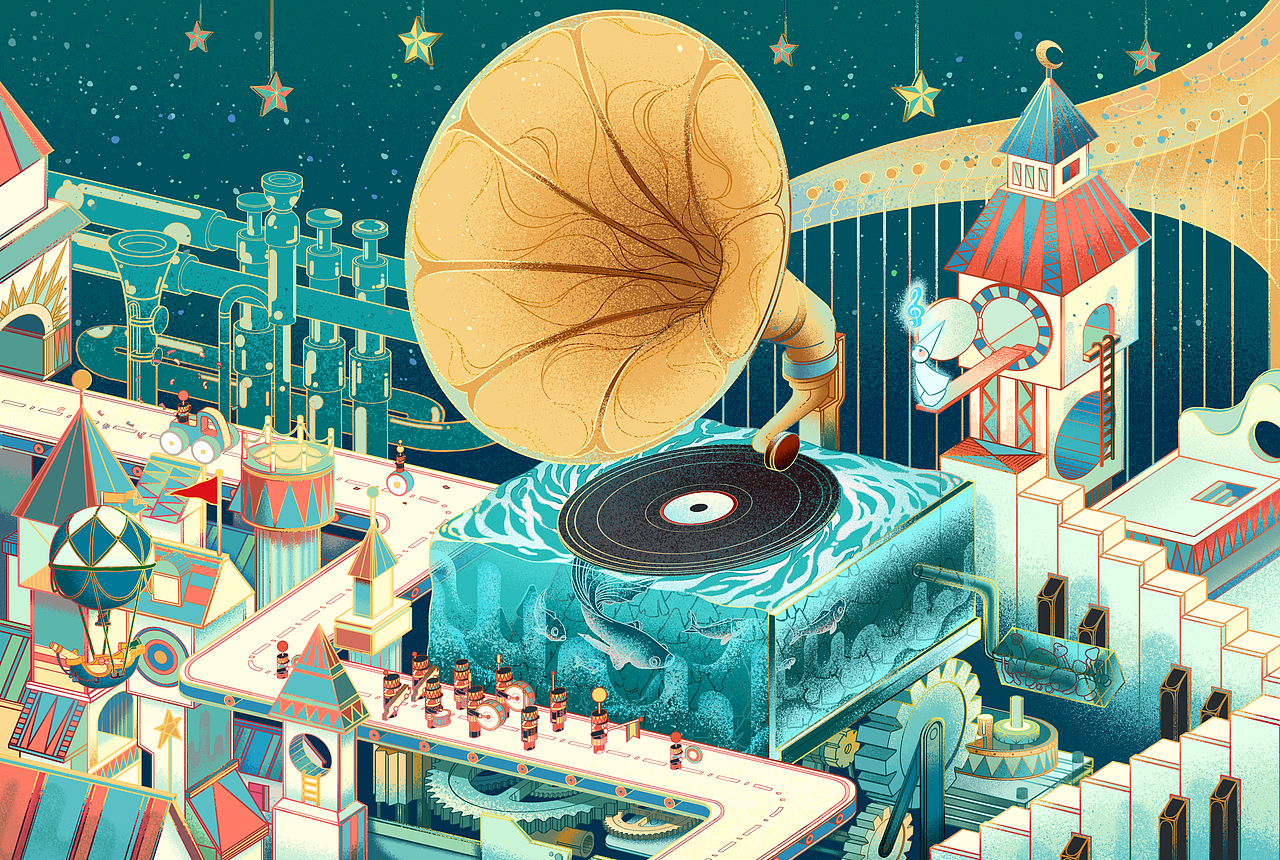 《晚安》（图ZMzc4NzgxMDEy） - 商业插画 - 站酷设计师啊拓拓拓原创素材 - 站酷ZCOOL