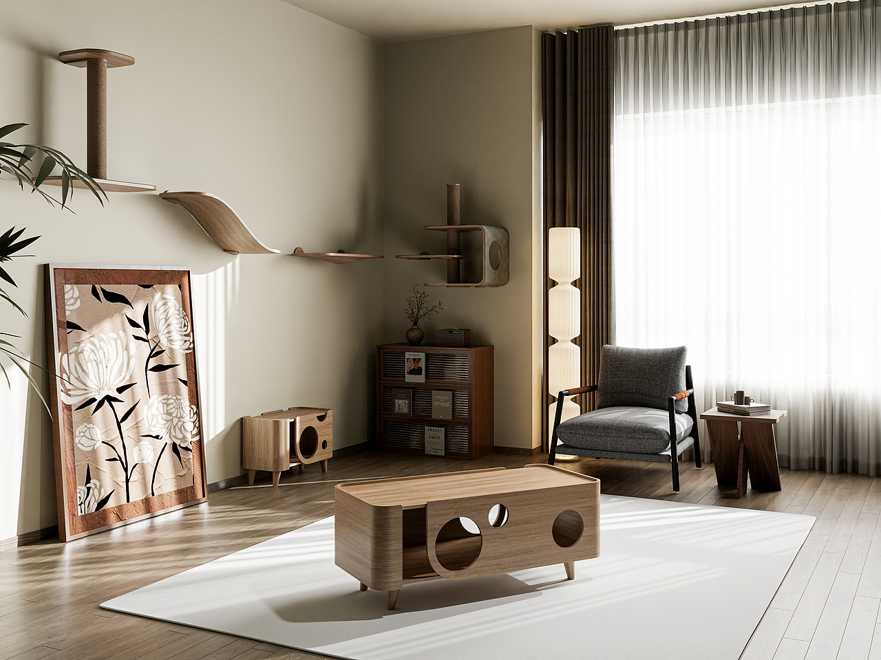 宠物--猫猫家居（图ZMzc4NzgxODE2） - 生活用品 - 站酷设计师妖然CN原创素材 - 站酷ZCOOL