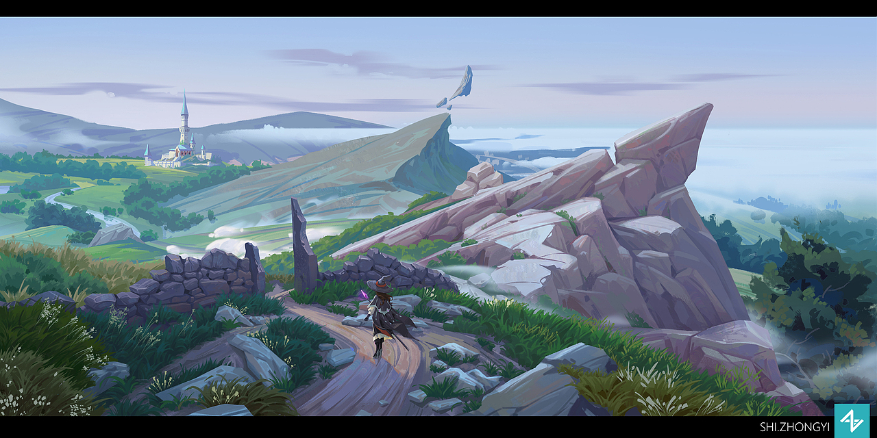 场景练习（图ZMzc4Nzg2NTU2） - 游戏原画 - 站酷设计师S_ZY原创素材 - 站酷ZCOOL