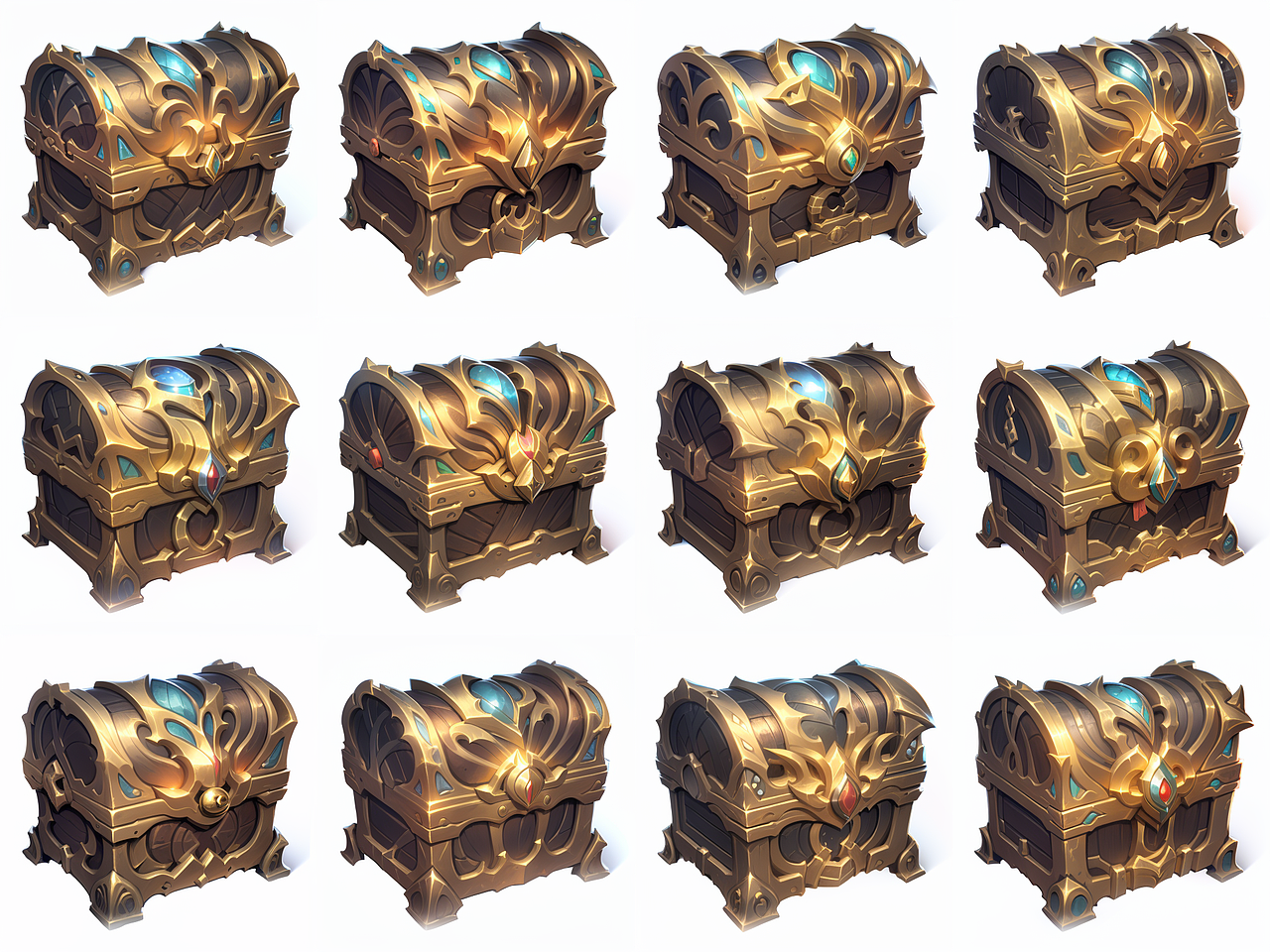 SD1.5游戏图标大模型出图测试