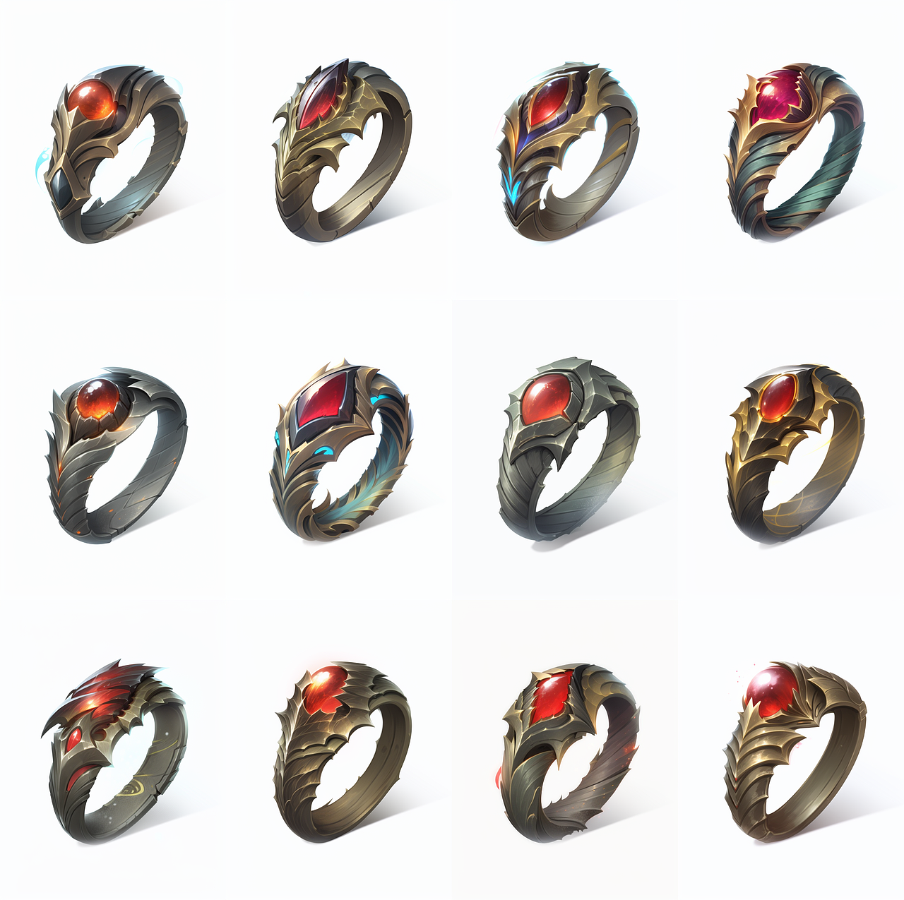 SD1.5游戏图标大模型出图测试