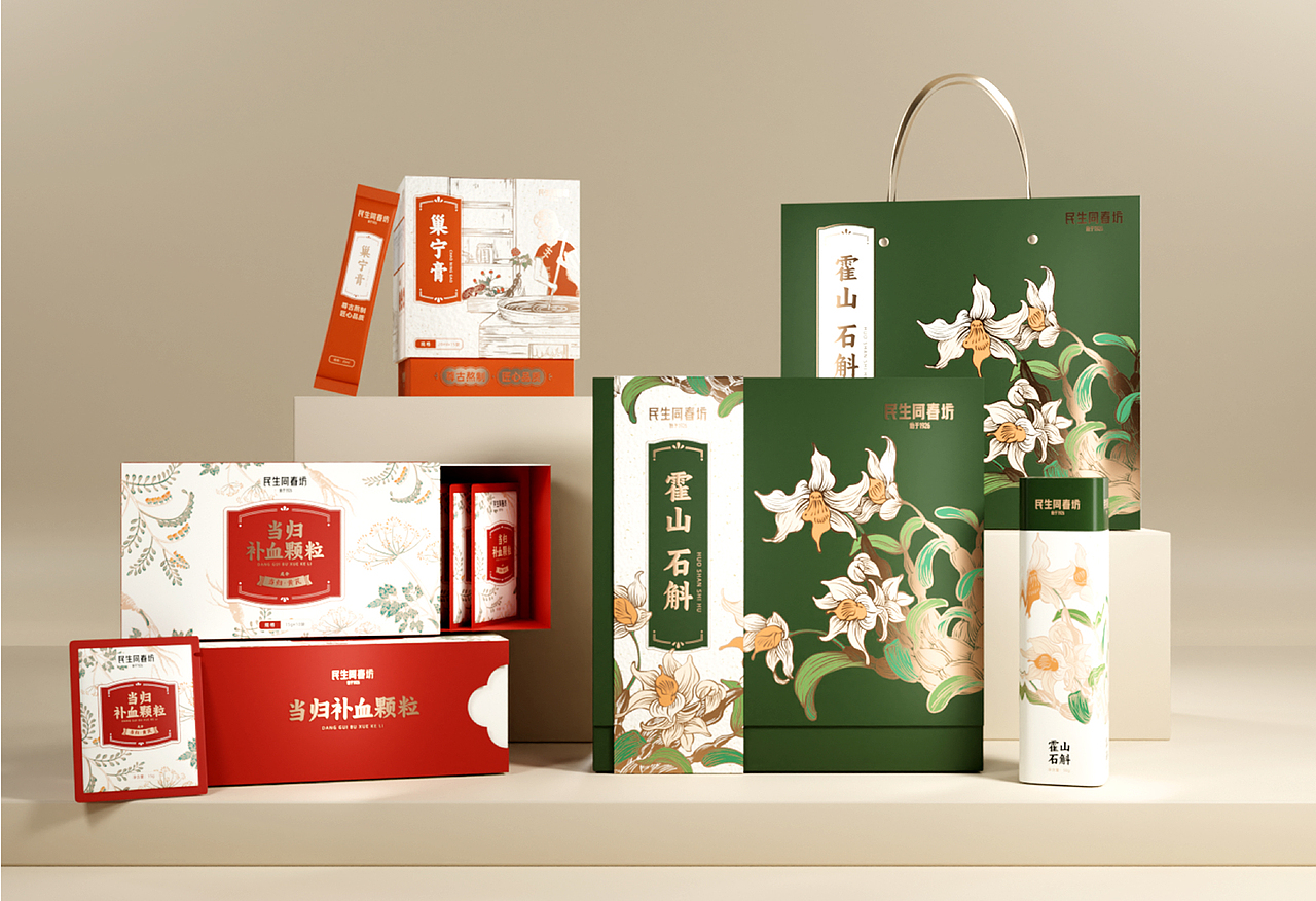 民生同春坊-滋补系列产品包装设计（图ZMzc4ODAyOTA4） - 包装 - 站酷设计师LeYoyo不爱葱原创素材 - 站酷ZCOOL