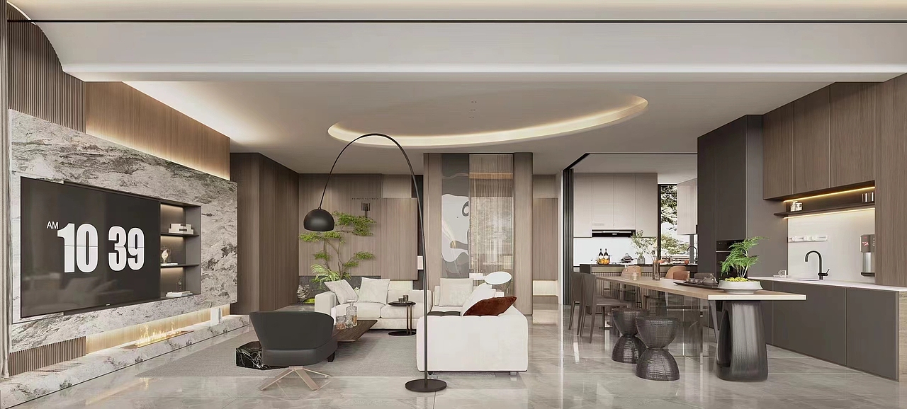 现代风大平层,松弛感于自由与开放间流淌。