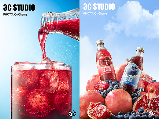 源制所气泡果汁｜3C STUDIO