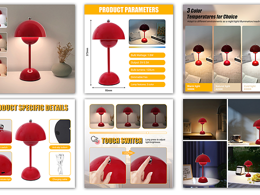 蘑菇灯主图展示