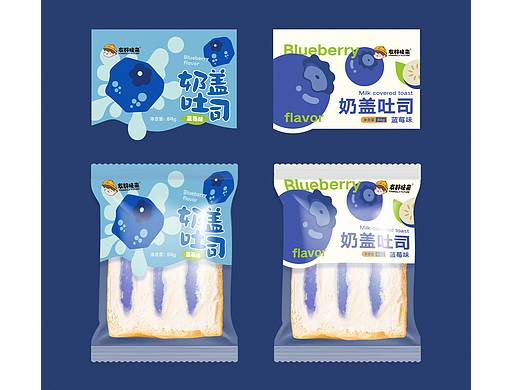 奶盖吐司包装设计