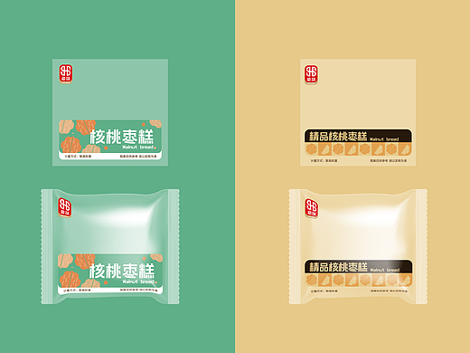 核桃枣糕包装设计