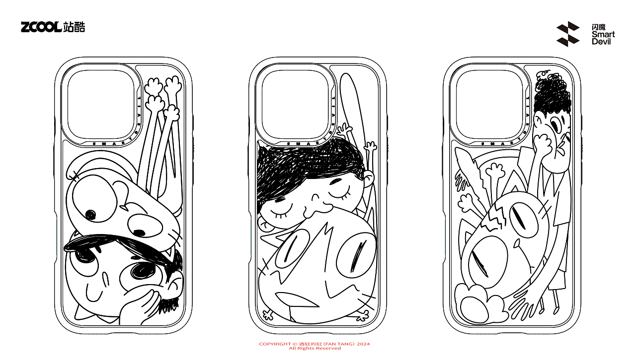 Cats & Me | 闪魔手机壳（图ZMzc4ODQxNzYw） - 商业插画 - 站酷设计师酒缸的缸FanTang原创素材 - 站酷ZCOOL