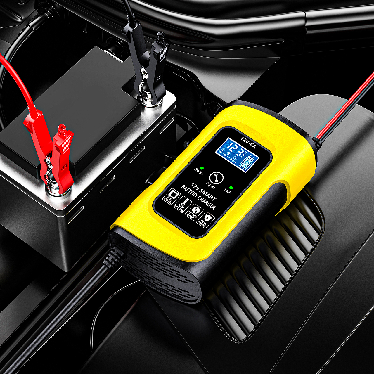 飞鼠渲染工作室 I 汽车充电器亚马逊详情设计 效果渲染（图ZMzc4ODQ2NjEy） - 产品 - 站酷设计师飞鼠渲染原创素材 - 站酷ZCOOL