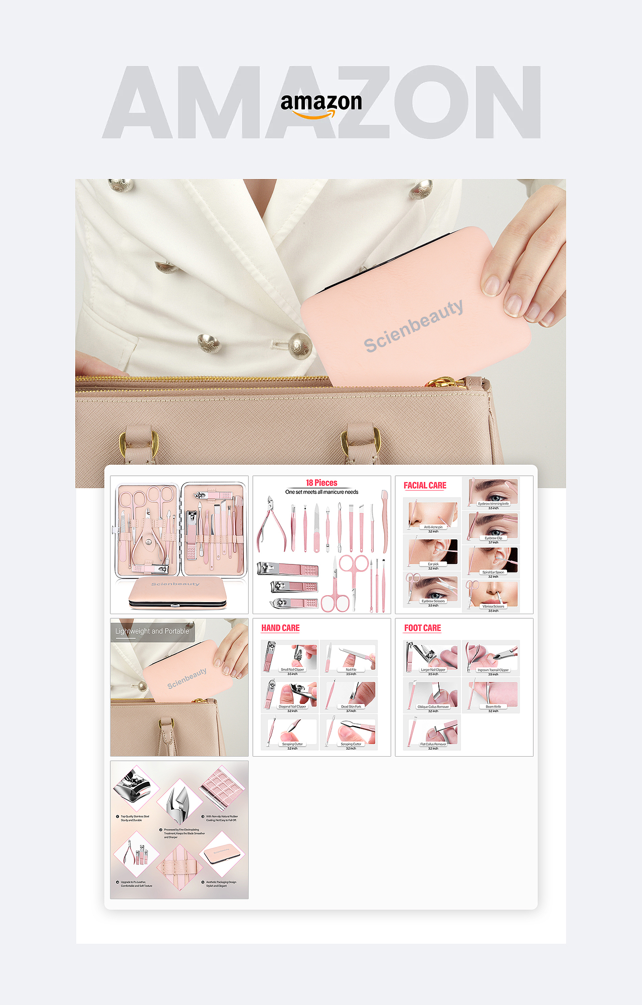 指甲钳--亚马逊主图（图ZMzc4ODU3NTI4） - 电商 - 站酷设计师梦珠原创素材 - 站酷ZCOOL