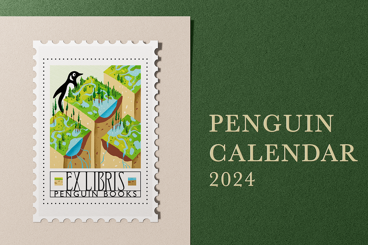《企鹅日历2024》插画选集-Studio Yufo X 企鹅兰登（图ZMzc4ODY1MTg0） - 商业插画 - 站酷设计师孙愚火原创素材 - 站酷ZCOOL