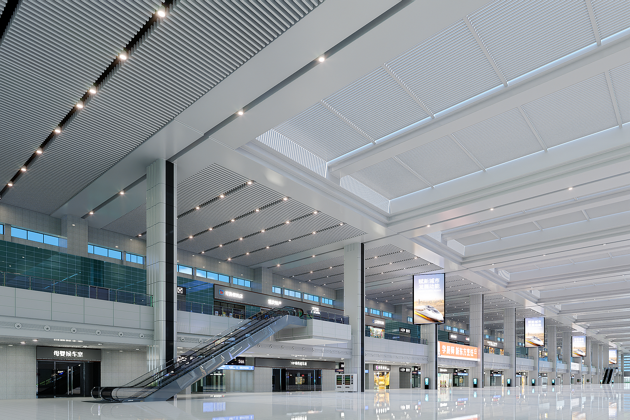 重庆北站候车大厅