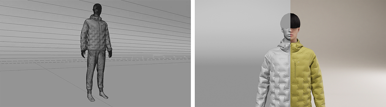 蕉内氢气羽绒服VFX Breakdown-后期制作特辑