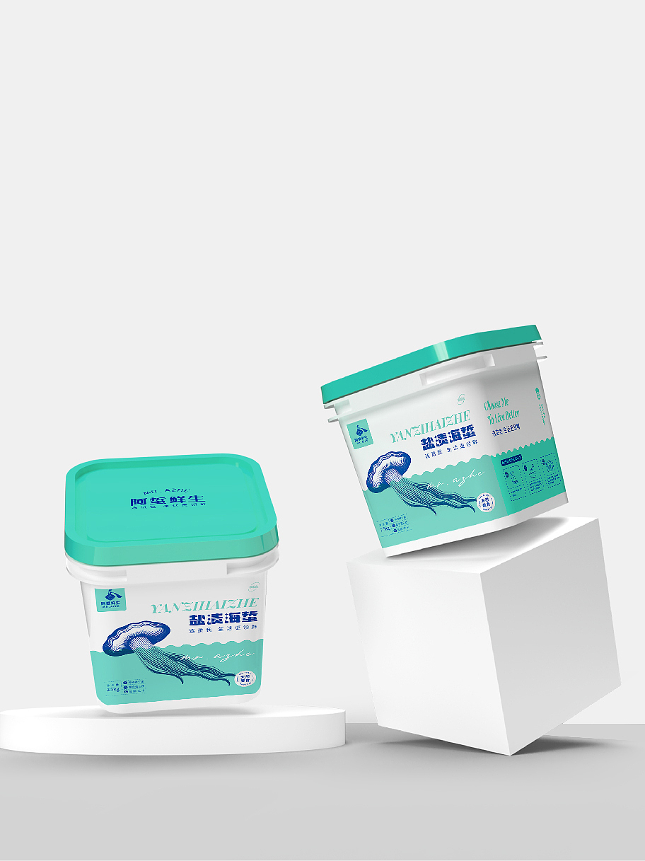 阿蛰鲜生-品牌包装设计（图ZMzc4ODc2MjMy） - Logo - 站酷设计师客客气气品牌创意原创素材 - 站酷ZCOOL