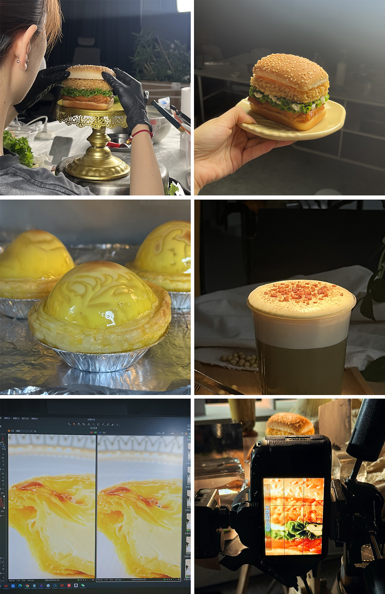 【视觉创意/美食造型】叠翠留金：炭烤爽脆双拼堡（图ZMzc4ODc5MjY0） - 美食摄影 - 站酷设计师HCHENG黄橙绿橘原创素材 - 站酷ZCOOL