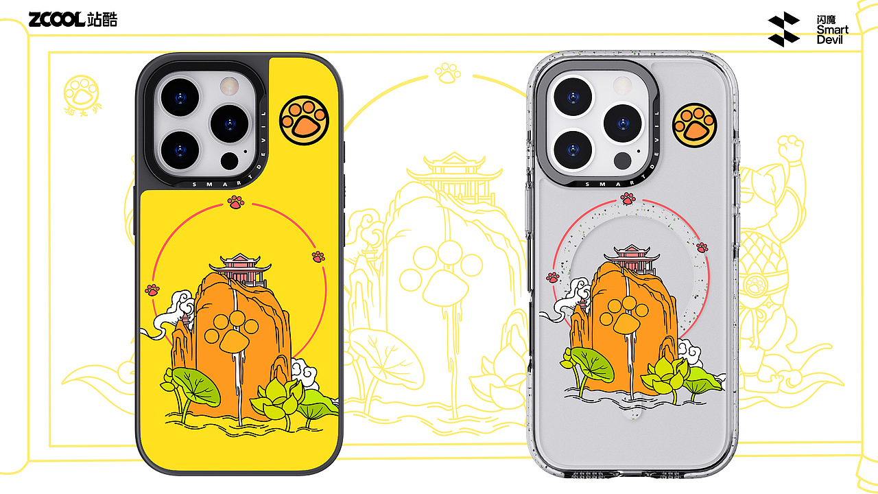 闪魔手机壳之猫门神