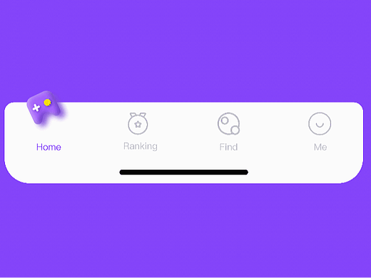 AE手机底部标签动效