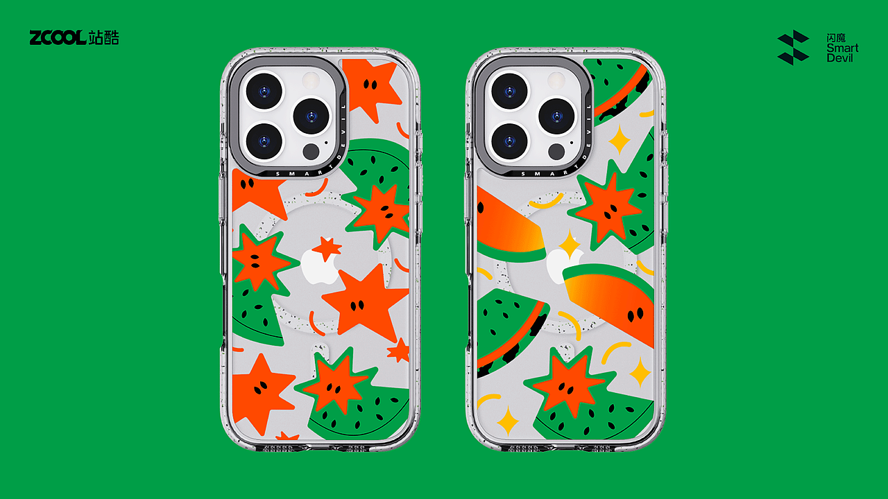 闪魔 | 闪亮的西瓜（图ZMzc4ODg5NTg4） - 商业插画 - 站酷设计师伟大的香蕉皮原创素材 - 站酷ZCOOL