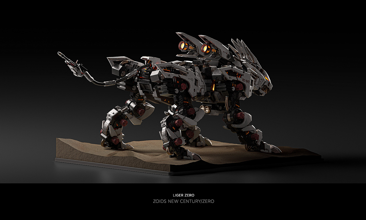 帅就一个字！零式长牙狮LIGER ZERO ZOIDS 索斯机械兽