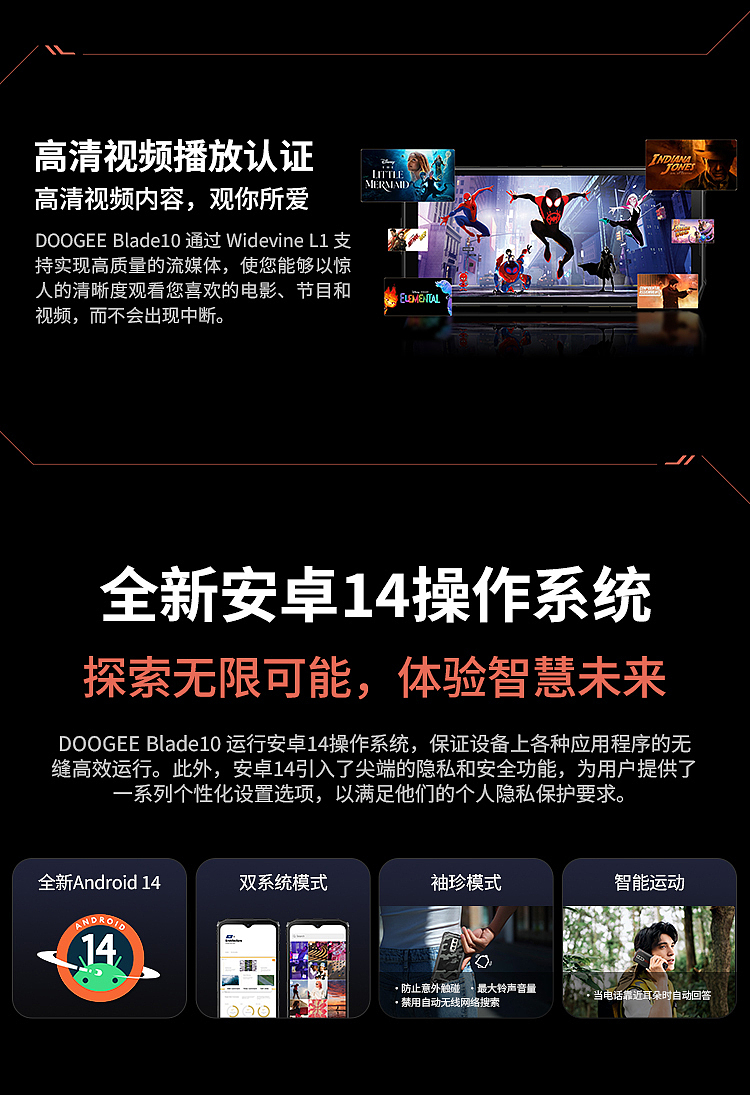 DOOGEE Blade10 详情方案设计