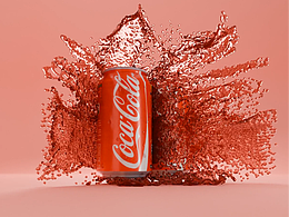 可乐流体碰撞