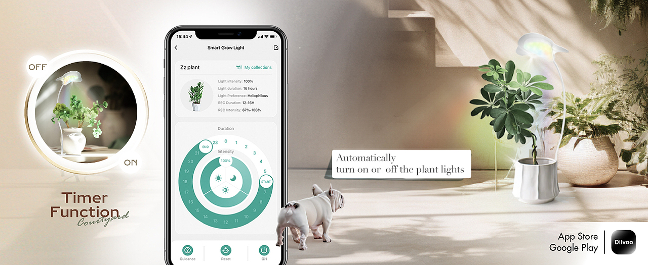 亚马逊植物灯-大叶款