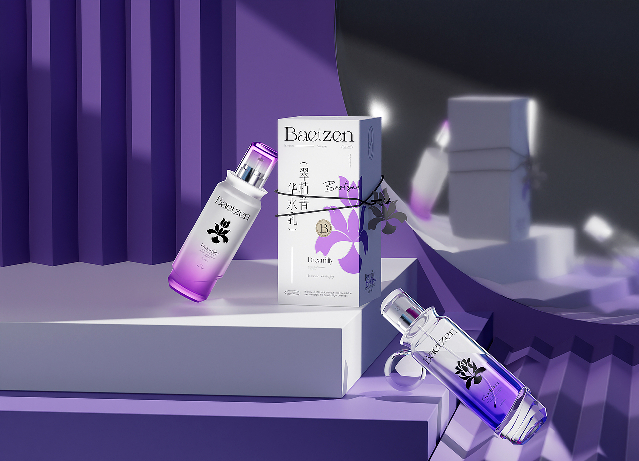百岑Baetzen护肤品 | 品牌包装全案（图ZMzc4OTA4MzA4） - 包装 - 站酷设计师颜汐_YXCTEAM原创素材 - 站酷ZCOOL
