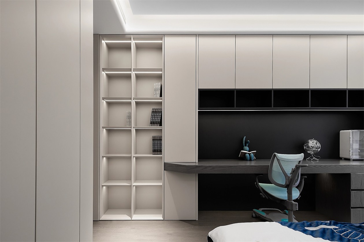 现代简约无主灯设计