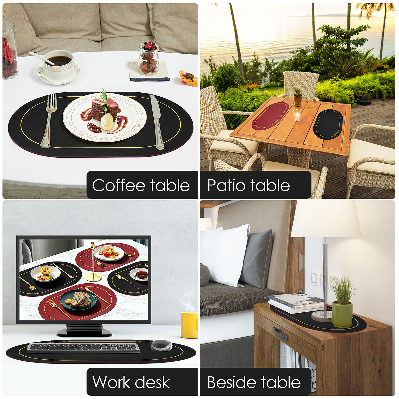 隔热垫餐桌垫--亚马逊主图