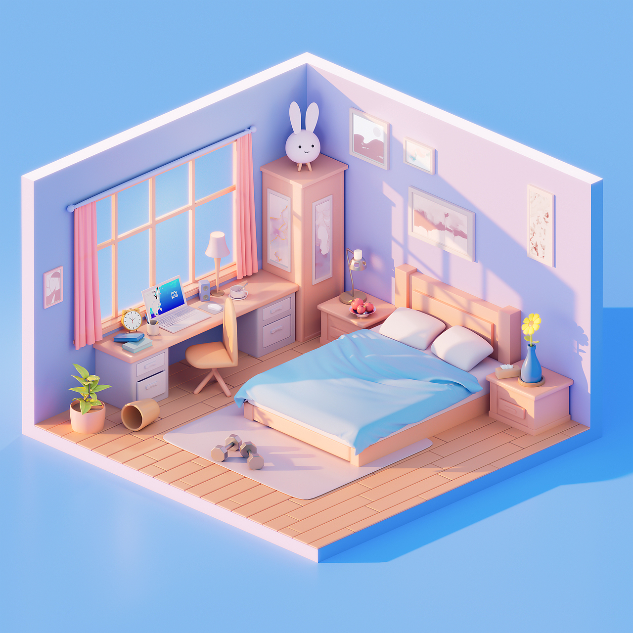 马卡龙小场景2（图ZMzc4OTM4NDQw） - 场景 - 站酷设计师DCG学院原创素材 - 站酷ZCOOL